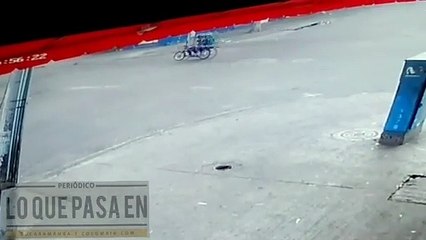 Mototaxista fue embestido por vehiculo