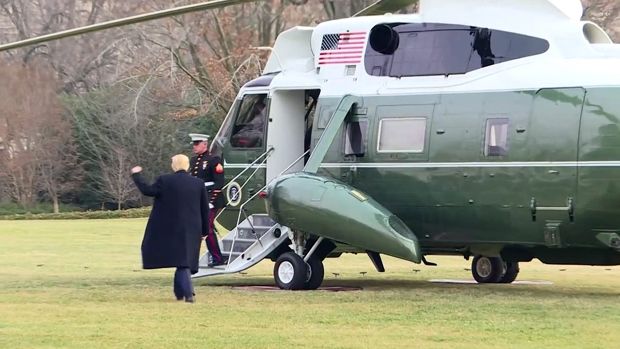 Trump arremete contra su juicio político en el Senado