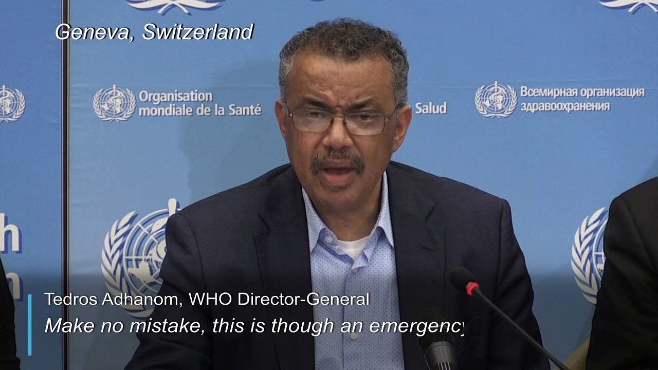 Wuhan virus: WHO says no global emergency