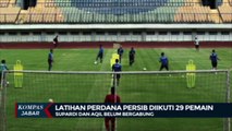 Latihan Perdana Persib Bandung di GBLA