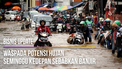 BMKG Minta Waspada Potensi Hujan Lebat Sebabkan Banjir