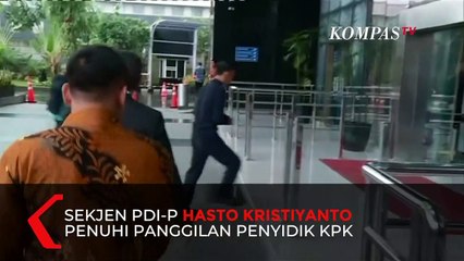 Download Video: Sekjen PDI-P Hasto Kristiyanto Diperiksa KPK terkait Suap Eks Komisioner KPU