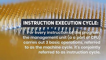 Tom Sadeghi - Working of Instruction Execution Cycle