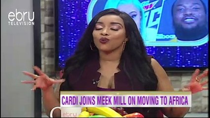 Cardi b Joins Meek Mill On Moving To Africa