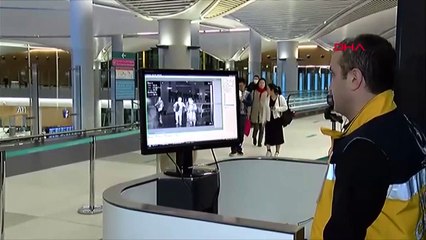 Çin’den gelen yolcular kontrol ediliyor