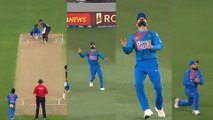 IND vs NZ 1st T20 : Kohli sends off Kiwi captain  | Virat Kohli | Kane williamson | Cricket