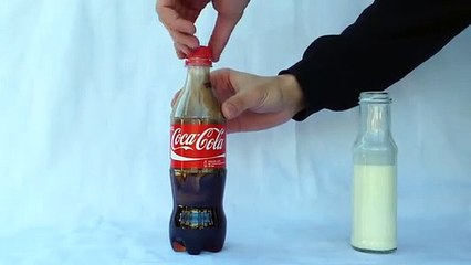 Experiment Coca Cola and Milk