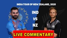 India vs New zealand - Live Commentary
