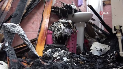 Evleri yanan Damar ailesi yardım eli bekliyor