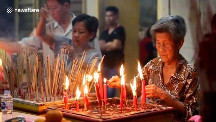 Indonesian monastery rings in Chinese New Year