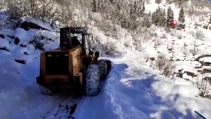 Doğu Karadeniz'de 711 köy ve mahalle yolu kar nedeniyle ulaşıma kapandı