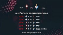 Previa partido entre Celta y Eibar Jornada 21 Primera División