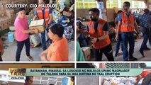 NEWS BREAK: Bayanihan, pinairal sa lungsod ng Malolos upang magpaabot ng tulong para sa mga biktima ng Taal erruption