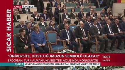 Almanya Başkanı Merkel ve Cumhurbaşkanı Erdoğan'dan Önemli Açıklamalar