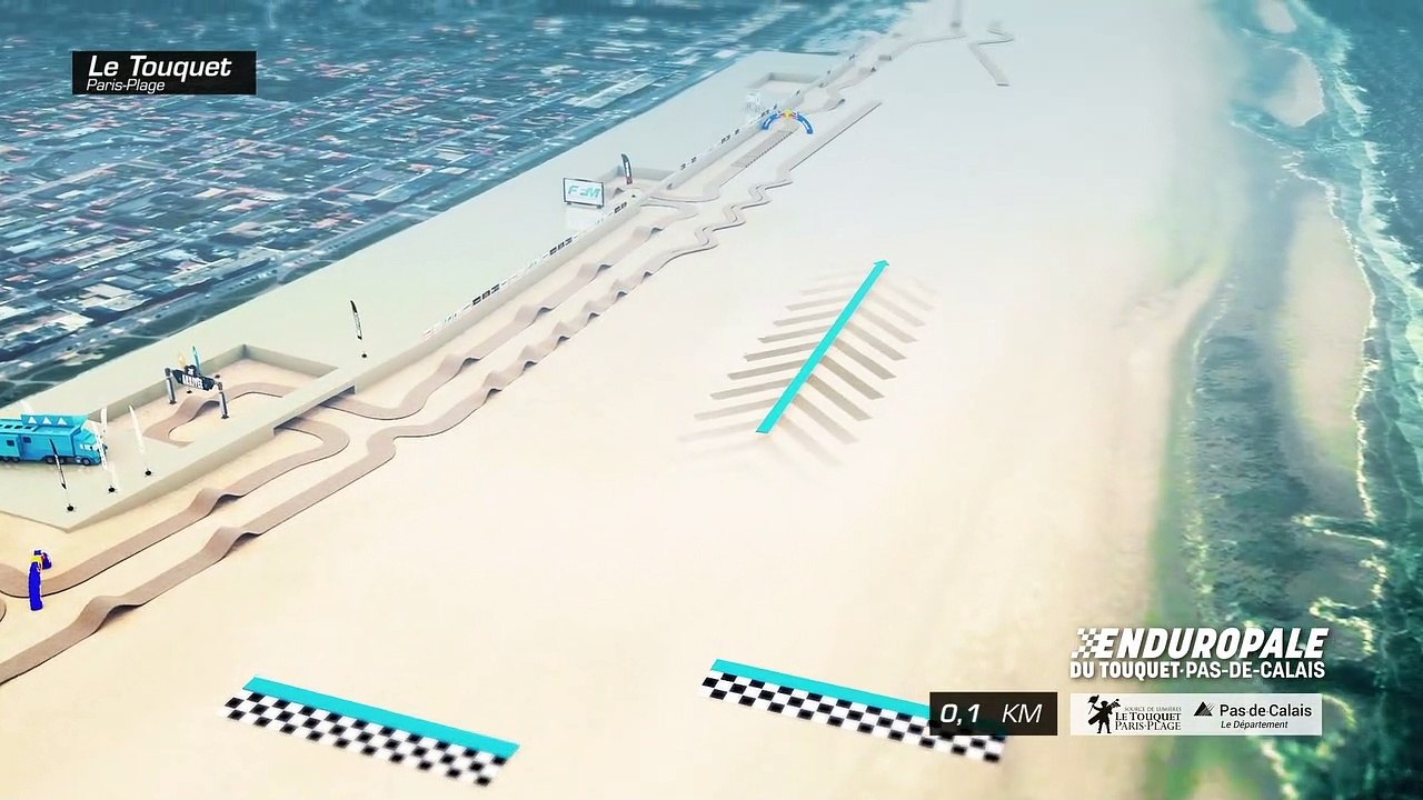 circuit du 45ème Enduropale du Touquet Pas-de-Calais 2020