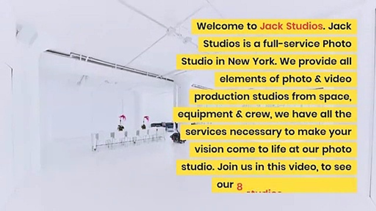 Video, Film and Photo Studio in New York - Jack Studios