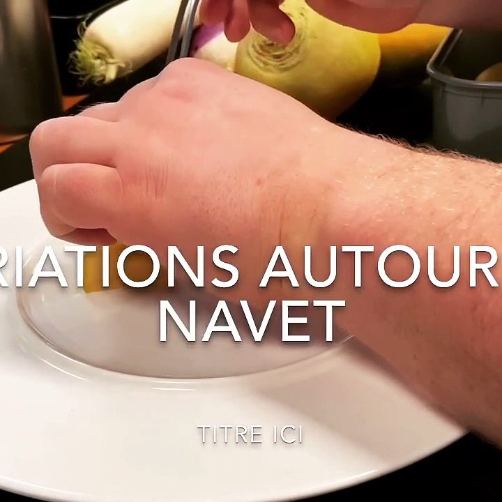 Variations autour des navets avec Frédéric Masella, chef de la Dame aux fleurs à St Egrève