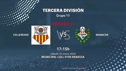 Previa partido entre Collerense y Manacor Jornada 21 Tercera División