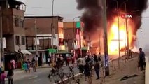 Peru'da gaz yüklü tanker patladı: 2 kişi hayatını kaybetti, 50'ye yakın yaralı var