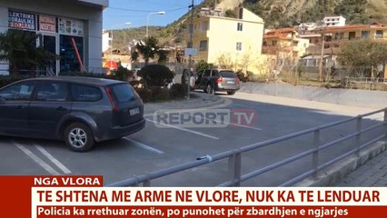 Report TV - Të shtëna me armë zjarri te 'Uji i ftohtë' në Vlorë