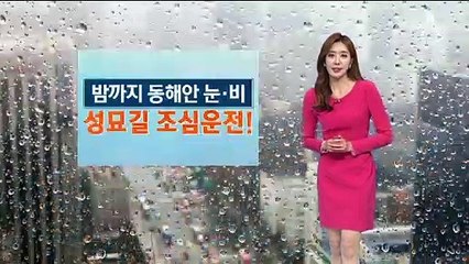 [날씨]밤까지 동해안 눈·비…설날 미세먼지 ‘보통’