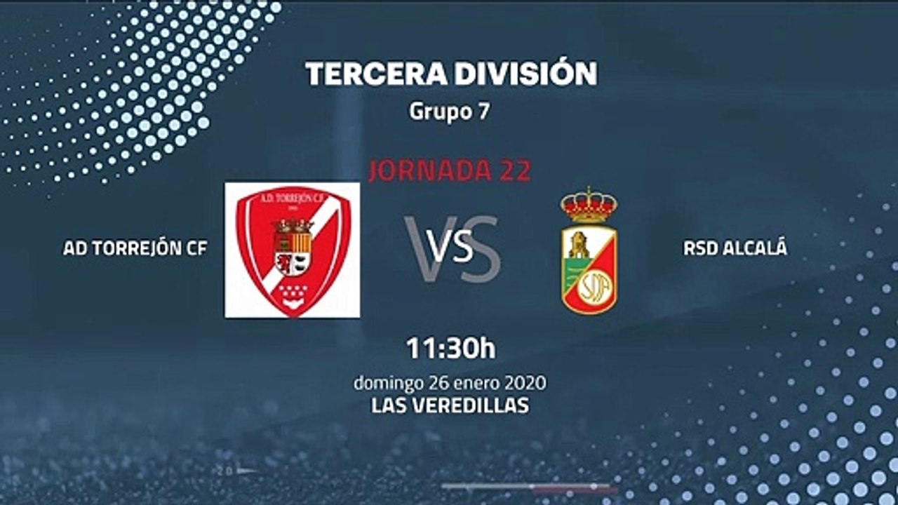 Previa partido entre AD Torrejón CF y RSD Alcalá Jornada 22 Tercera División