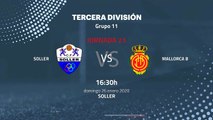 Previa partido entre Soller y Mallorca B Jornada 21 Tercera División