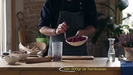 Pastel inolvidable de nueces y cacao con frambuesas La cocina de Javier 1x12