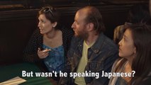 But we're speaking Japanese!　日本語喋ってるんだけど