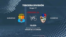 Previa partido entre Almudévar y CD Binéfar Jornada 25 Tercera División