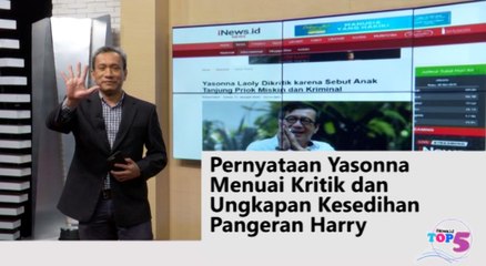 TOP 5, Pernyataan Yasonna Menuai Kritik dan Ungkapan Kesedihan Pangeran Harry