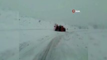 Siirt'te kar temizleme aracı devrildi: 1 yaralı