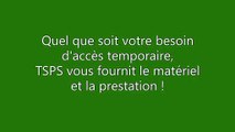 Chantier accès temporaires TSPS à Verneusses