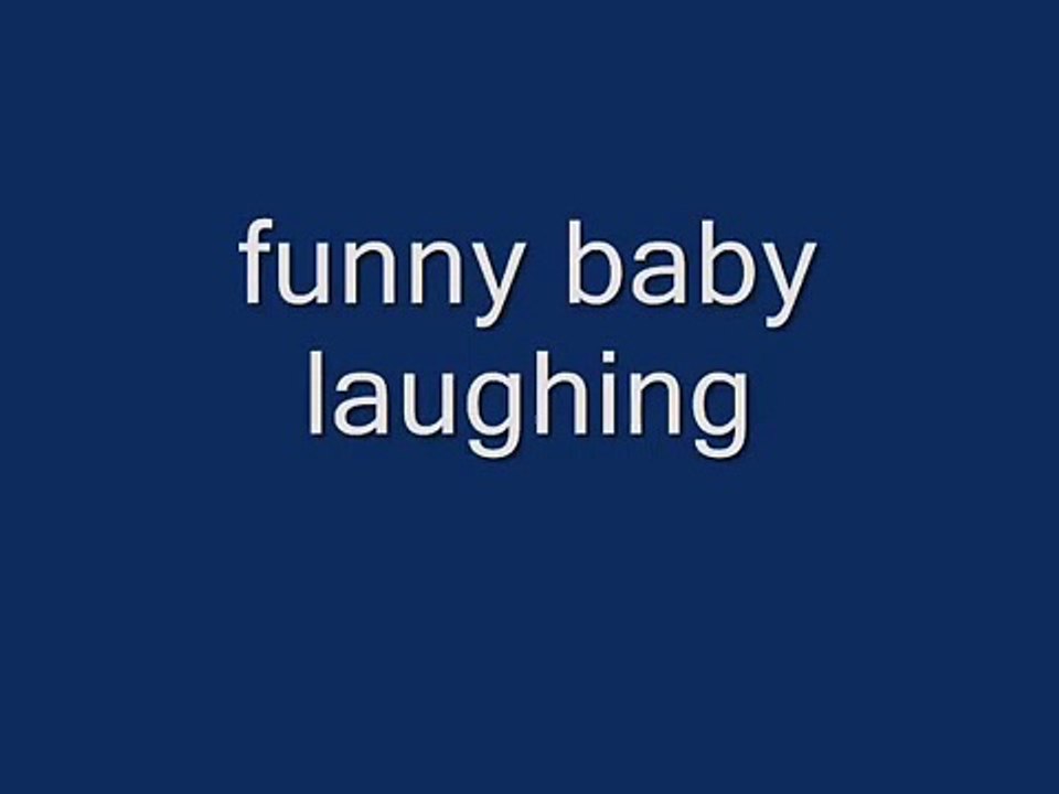 Funny baby laughing Must watch