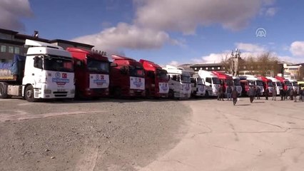İdlib'e 20 tır insani yardım malzemesi gönderildi