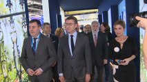 Alberto Núñez Feijóo, durante su visita en FITUR