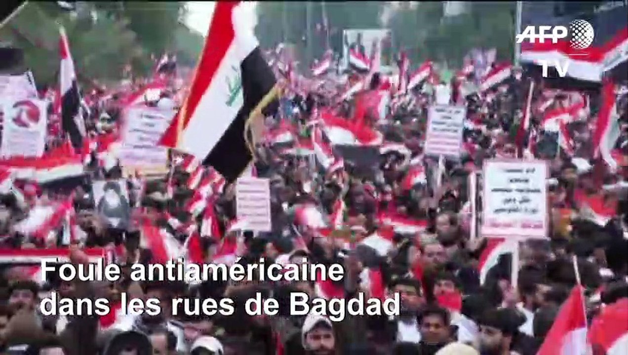 Irak: foule à Bagdad pour réclamer le départ des troupes américaines