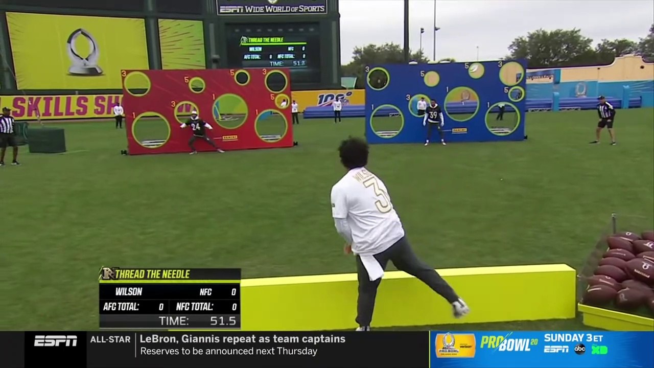 Thread the Needle- 2020 Pro Bowl Skills Showdown - Dailymotion