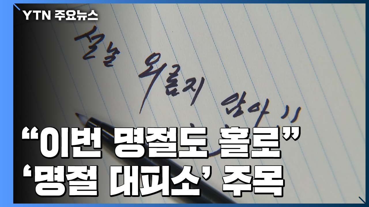 "이번 명절도 홀로"...주목 받는 '명절 대피소' / YTN