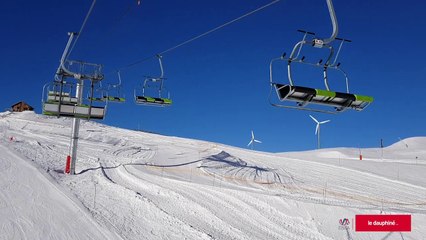 Serre Chevalier:  des éoliennes pour faire tourner les télésièges