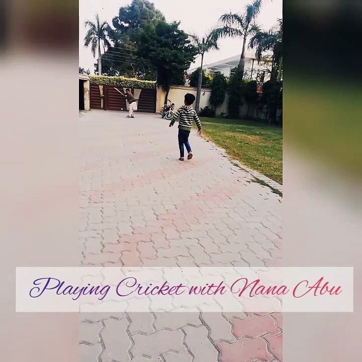 Playing Cricket with Nana Abu
