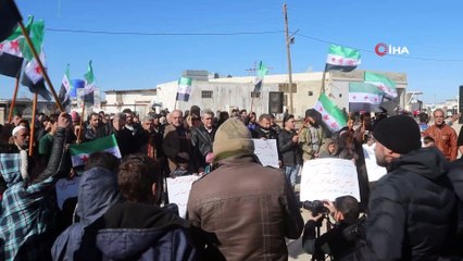 - Azez’de siviller Esad’ın saldırılarını protesto etti