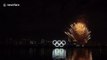 Fireworks set off to mark 6-month countdown until the Tokyo 2020 Olympic Games