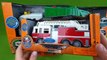 Driven by Battat Recycling Truck Mini Pocket Series 1 Surprise Cars Lights Sounds Fire Truck Toys-