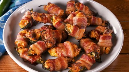 Buffalo Chicken INSIDE Of Jalapeño Poppers? The Best Of Both Worlds!