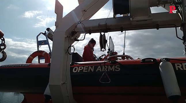 Últimas reparaciones en el Open Arms, listo para zarpar en misión de rescate