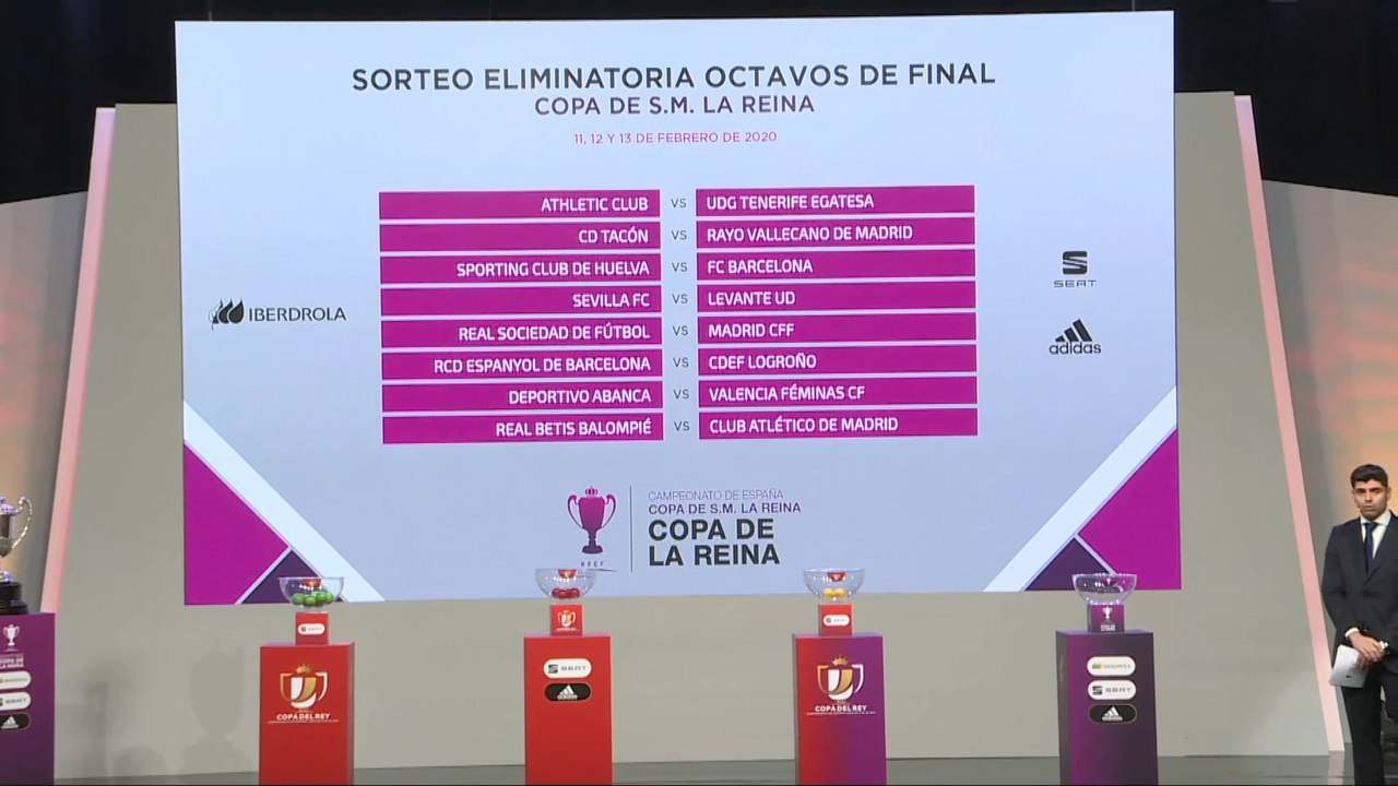 Barcelona-Leganés y Zaragoza-Real Madrid, duelos de octavos