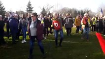 Manif contre la réforme des retraites flashmob à Montbéliard