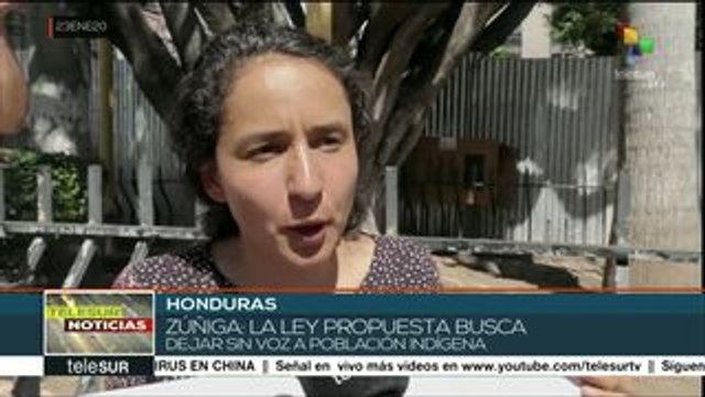 Honduras: rechazan ley que afectará a comunidades indígenas