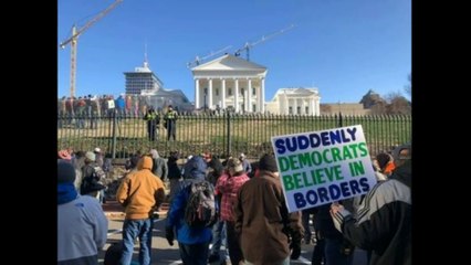 VA dems push through gun control despite 20,000 plus protesters